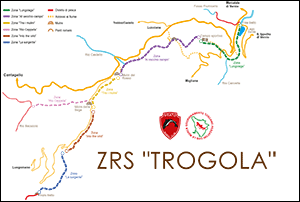 Mappa della zona no-kill Trogola
